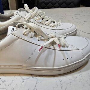Hugo Boss HUGO Men's Size 11 White Trainer Leather Sneaker NWOB NEW 50474393